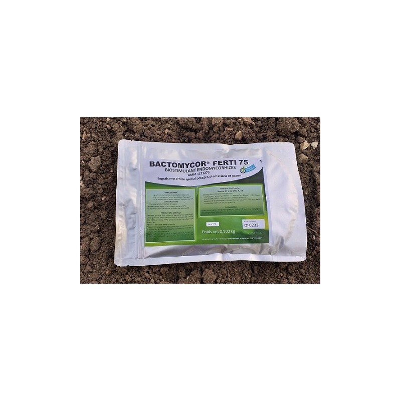 Amendement organiques à base de mycorhizes et bactéries