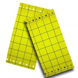 panneau jaune englué - colle humide