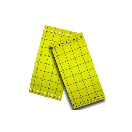 panneau jaune englué - colle humide