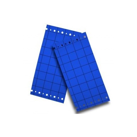 Panneaux bleus englués avec quadrillage